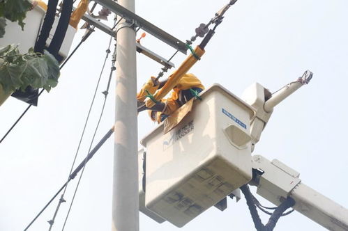 国网莱西市供电公司 高温带电作业 保障民生用电